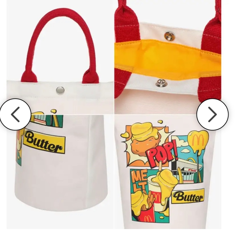 BTS x McDonalds Melting Butter Tote - Retired - Picture 11 of 11